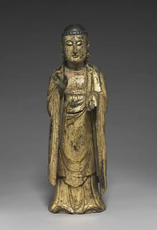 Standing Bodhisattva — تصویر رکورد موزهٔ هنر کلیولند (دسترسی آزاد)