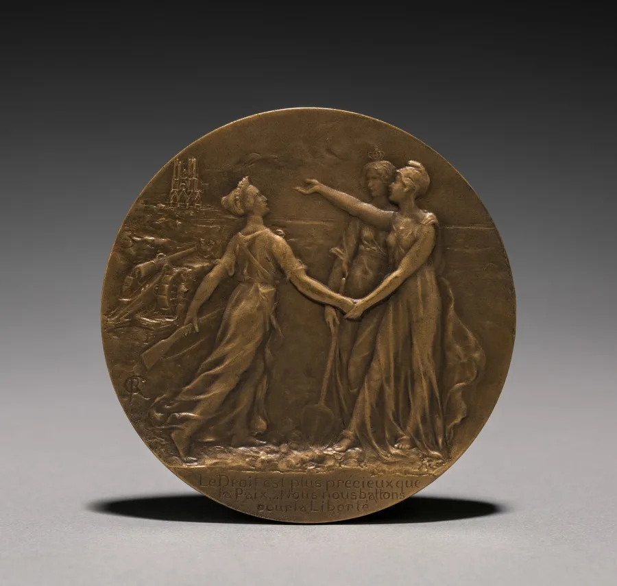 Medal (obverse) — تصویر رکورد موزهٔ هنر کلیولند (دسترسی آزاد)