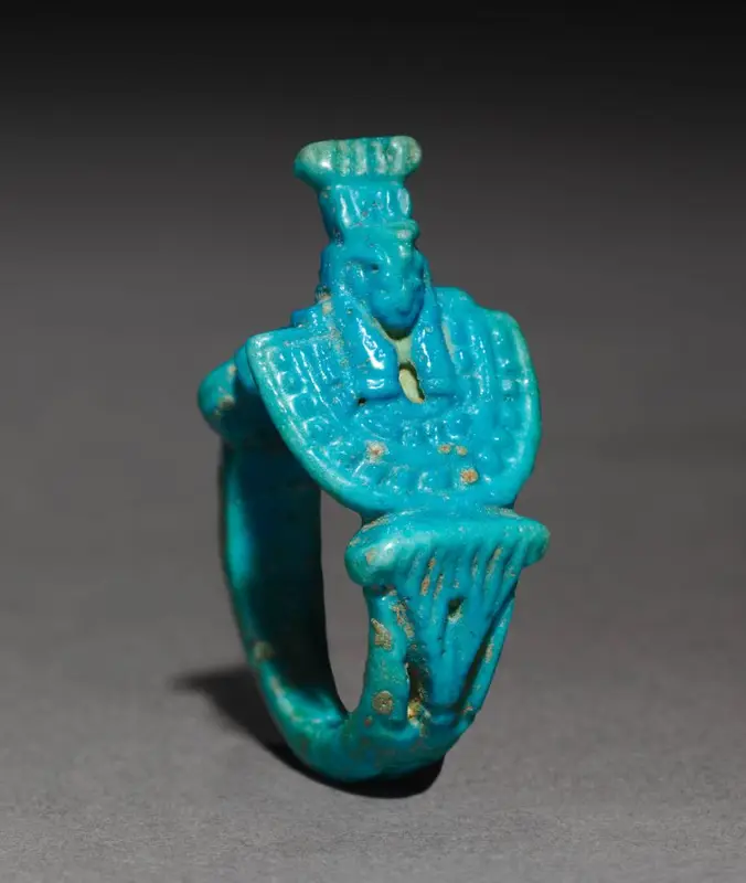 Ring with Aegis of Nepthys — تصویر رکورد موزهٔ هنر کلیولند (دسترسی آزاد)