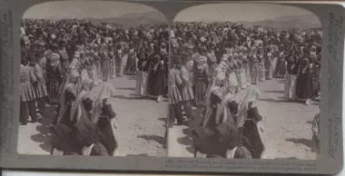 Village women performing an old choral dance at Megara, Greece — تصویر رکورد یوروپیانا