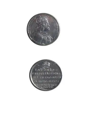 Medalie dedicată încoronării lui Carol VI ca rege al Ungariei — تصویر رکورد یوروپیانا