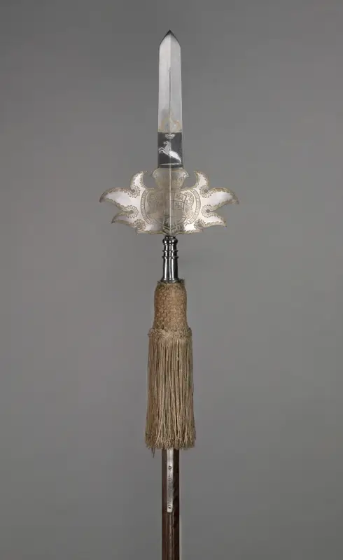 Parade Partisan (from the Bodyguard of August Wilhelm, Duke of Brunswick- Wolfenbüttel [1662-1731]) — تصویر رکورد موزهٔ هنر کلیولند (دسترسی آزاد)