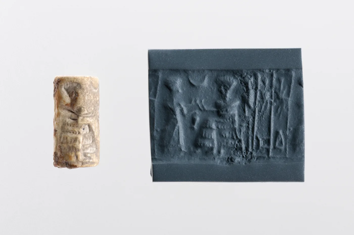 Cylinder seal — تصویر رکورد موزهٔ متروپولیتن (دسترسی آزاد)