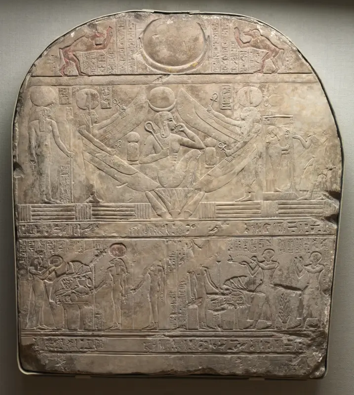 Stele of the High Priest of Ptah, Shedsunefertem — تصویر رکورد موزهٔ هنر کلیولند (دسترسی آزاد)