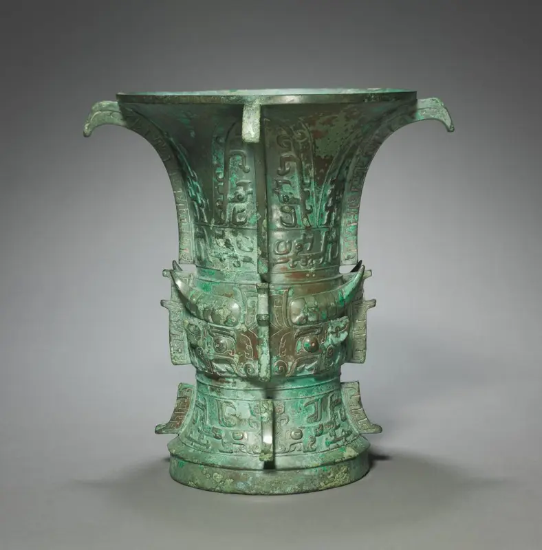 Wine Vessel (Zun) — تصویر رکورد موزهٔ هنر کلیولند (دسترسی آزاد)