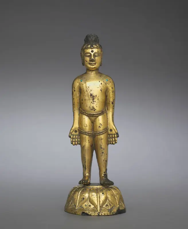 The New-born Buddha — تصویر رکورد موزهٔ هنر کلیولند (دسترسی آزاد)
