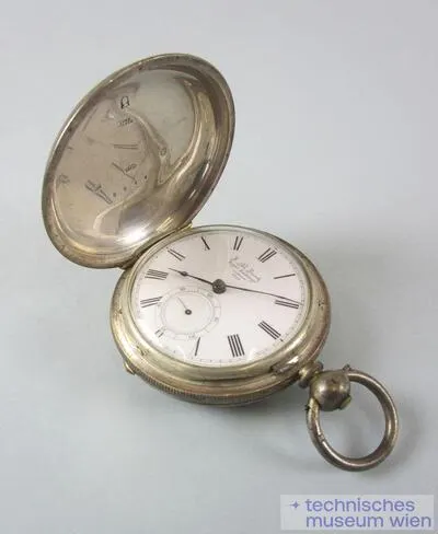 Taschenuhr - Silbergehäuse, engl.Spitzzahnankergang — تصویر رکورد یوروپیانا