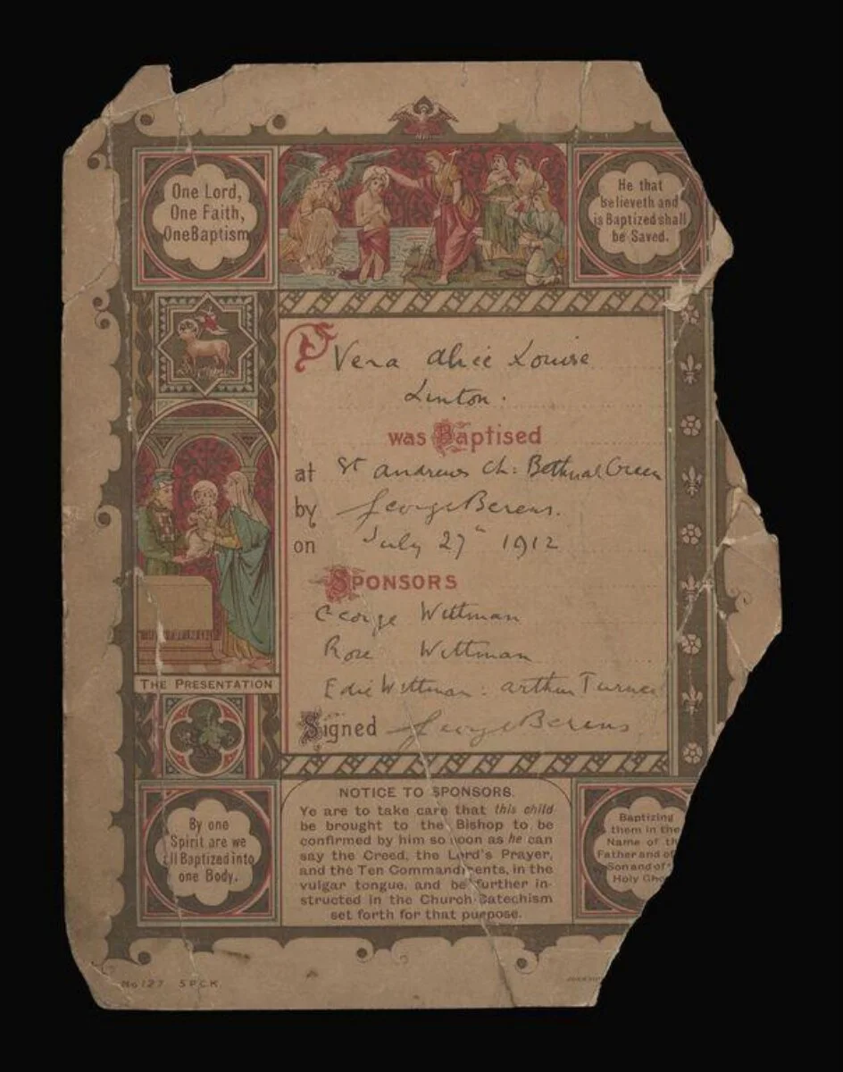 Certificate — تصویر رکورد موزهٔ ویکتوریا و آلبرت