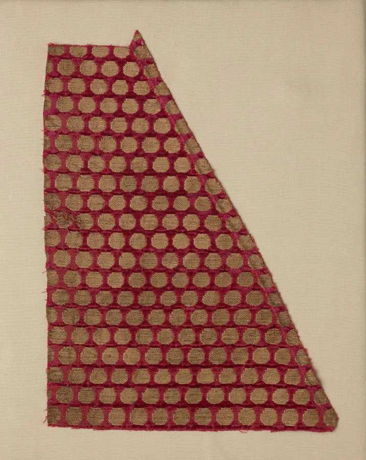 Velvet Fragment in Two Pieces — تصویر رکورد موزهٔ هنر کلیولند (دسترسی آزاد)