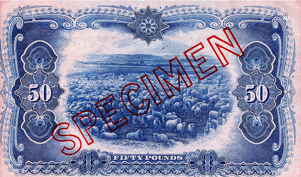 پشت اسکناس — 50 pound استرالیا