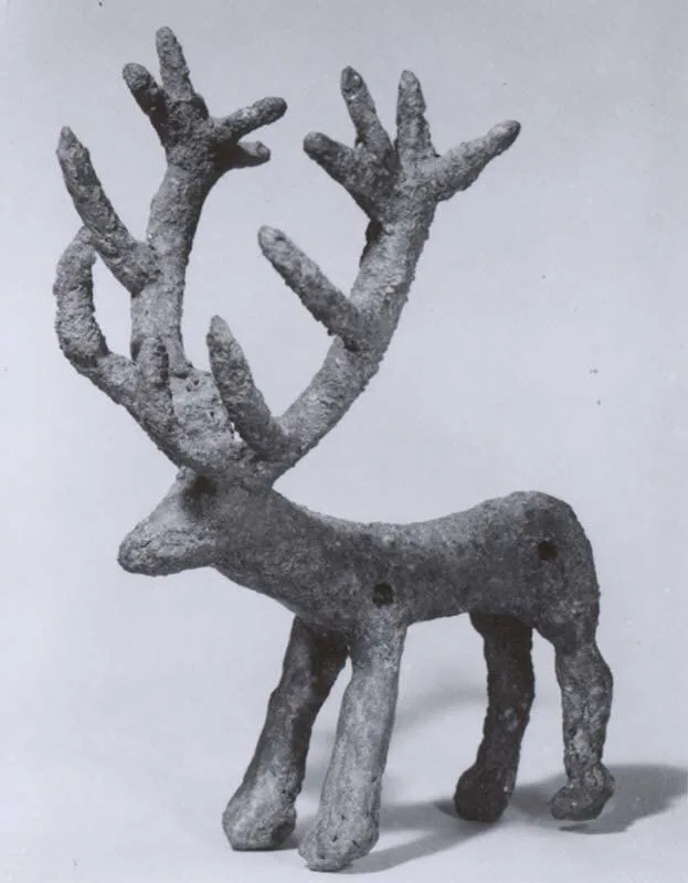 Stag figure — تصویر رکورد موزهٔ متروپولیتن (دسترسی آزاد)