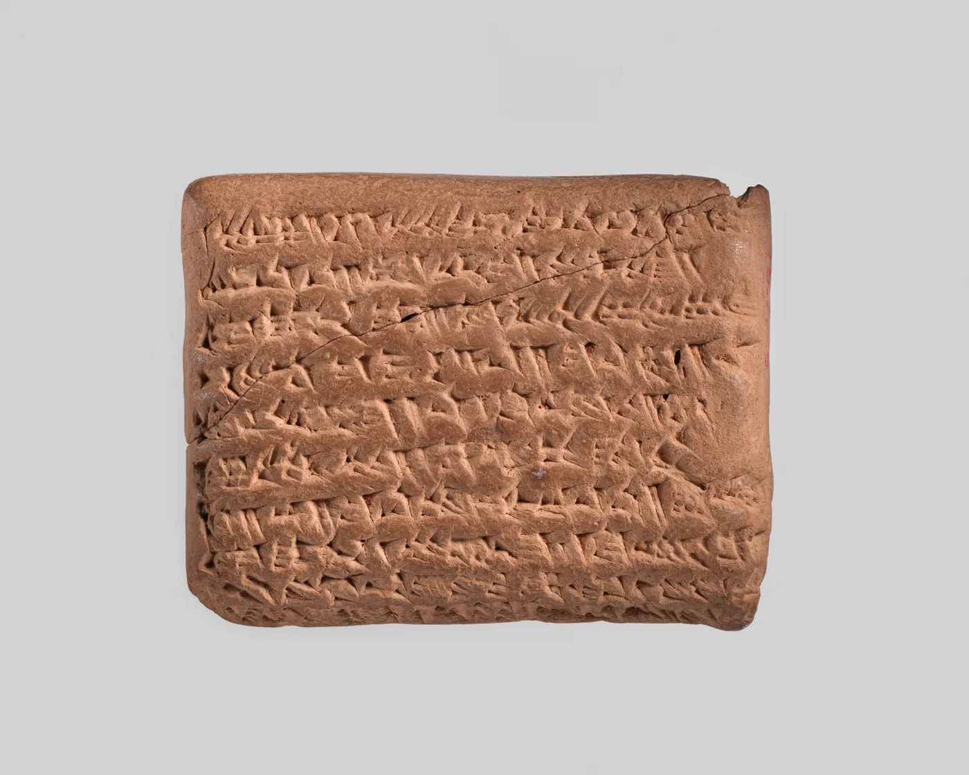 Cuneiform tablet: slave sale, Egibi archive — تصویر رکورد موزهٔ متروپولیتن (دسترسی آزاد)