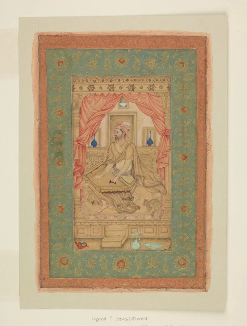 Qanun player with his cat, by Jagjivan — تصویر رکورد یوروپیانا