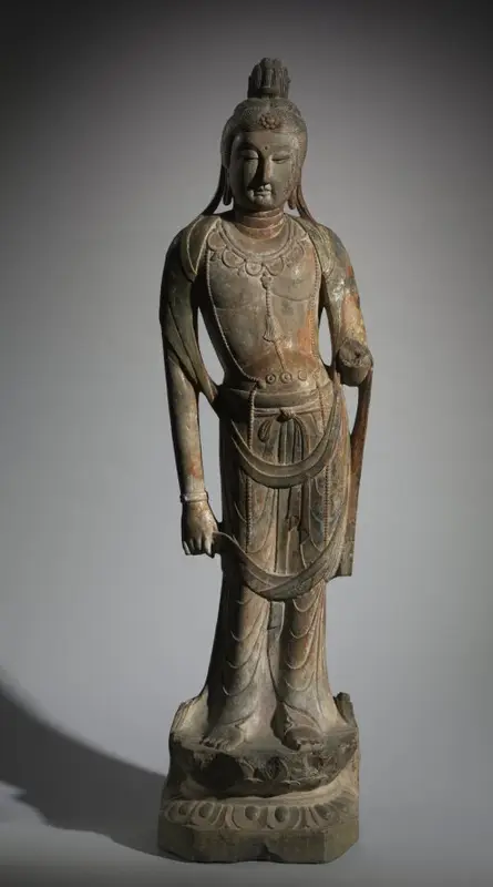 Standing Guanyin — تصویر رکورد موزهٔ هنر کلیولند (دسترسی آزاد)
