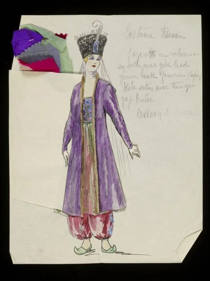 Costume Persian — تصویر رکورد موزهٔ ویکتوریا و آلبرت