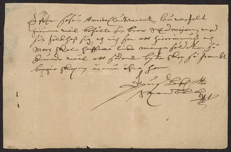 List, swedish navy 1675, page 1 — تصویر رکورد ویکیداده