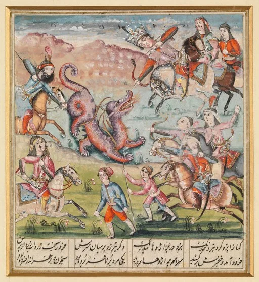 Barham Gur kills the dragon that had killed his youth — تصویر رکورد یوروپیانا