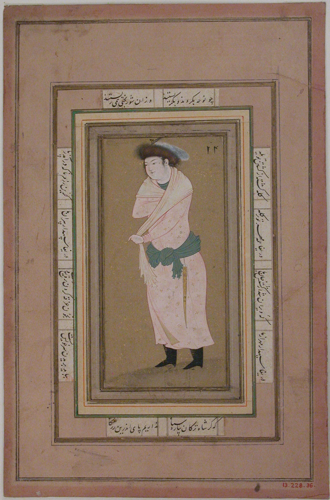چهره یک مرد — نمای تکمیلی ثبتشده در رکورد موزه