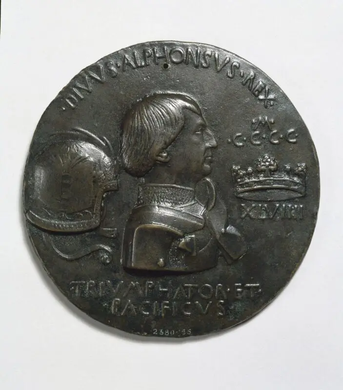 Medal: Alphonso of Aragon, King of Naples — تصویر رکورد موزهٔ ویکتوریا و آلبرت