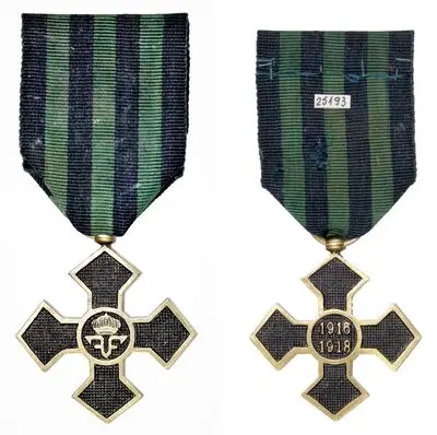 Medalia „Crucea Comemorativă a războiului 1916-1918” — تصویر رکورد یوروپیانا