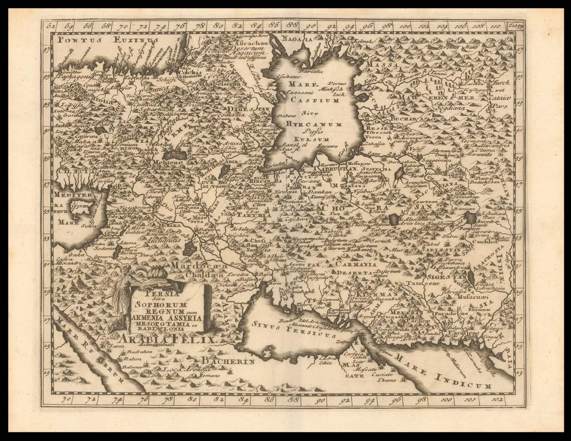 Persia sive Sophorum Regnum cum Armenia, Assyria, Mesopotamia et Babilonia — تصویر رکورد یوروپیانا