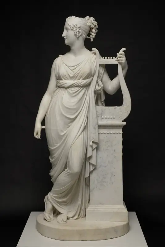 Terpsichore Lyran (Muse of Lyric Poetry) — تصویر رکورد موزهٔ هنر کلیولند (دسترسی آزاد)