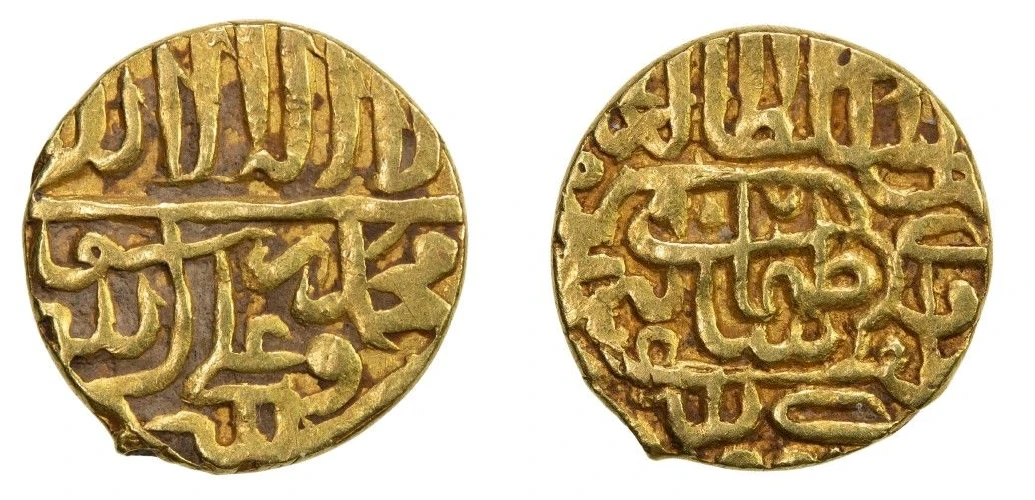 روی و پشت «¼ مثقال — شاه تهماسب یکم صفوی، ۱۵۴۹–۱۵۵۴ م» — عکس رکورد کاتالوگ نومیستا