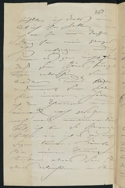 Letter from Clara Schumann to Mariane Bargiel — تصویر رکورد یوروپیانا
