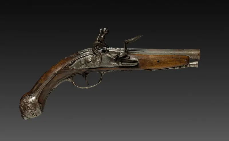 Flintlock Pistol — تصویر رکورد موزهٔ هنر کلیولند (دسترسی آزاد)