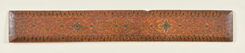 Top Cover for a Buddhist Manuscript (recto) — تصویر رکورد موزهٔ هنر کلیولند (دسترسی آزاد)