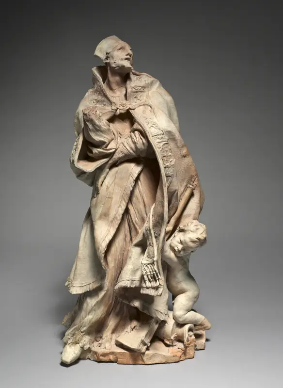 Study for The Blessed Alessandro Sauli — تصویر رکورد موزهٔ هنر کلیولند (دسترسی آزاد)