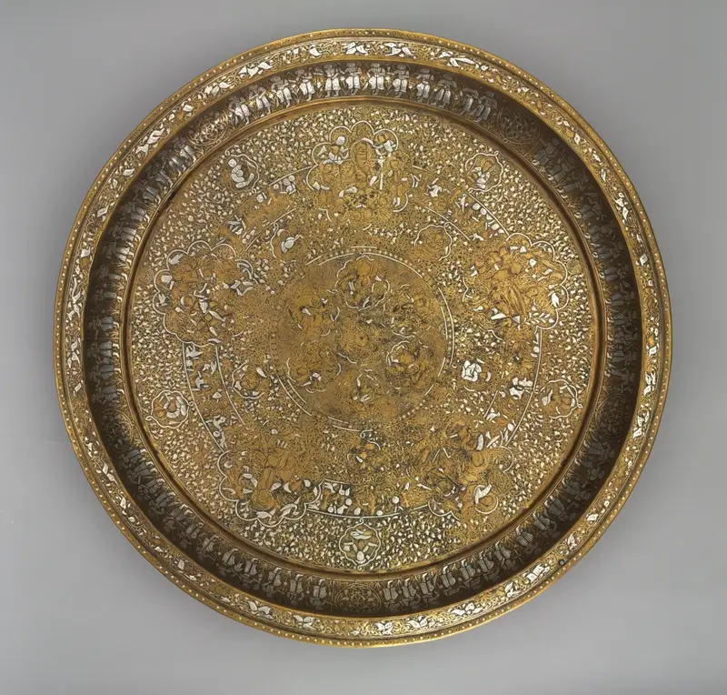 Tray Portraying Courtly Pleasures — تصویر رکورد موزهٔ هنر کلیولند (دسترسی آزاد)