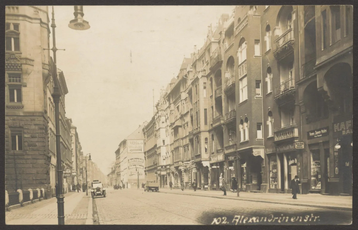 Ansichtskarte "Alexandrinenstraße" — تصویر رکورد یوروپیانا