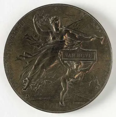 Prijs uitgereikt aan Bart van Hove op de internationale wereldtentoonstelling te Parijs, 1878 — تصویر رکورد یوروپیانا