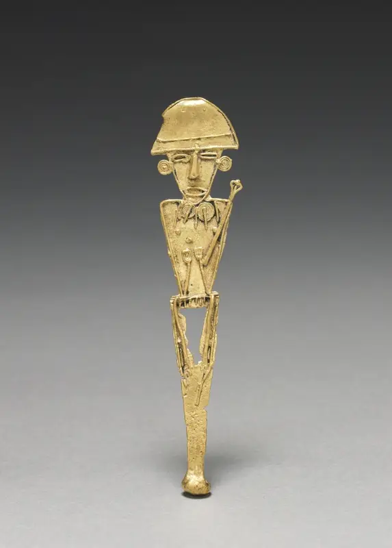 Tunjos (Votive Offering Figurine) — تصویر رکورد موزهٔ هنر کلیولند (دسترسی آزاد)