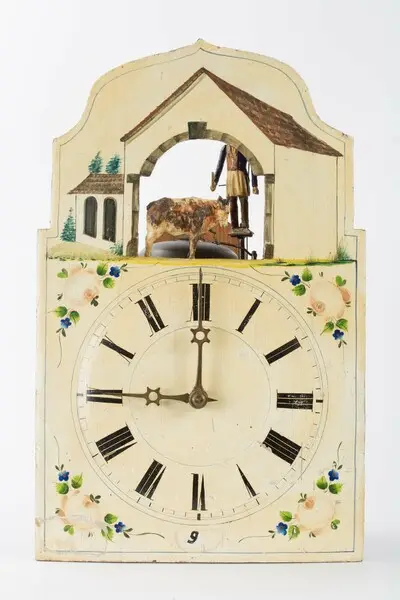 Lackschilduhr "Metzger", Anton Scherzinger, Furtwangen, um 1860 — تصویر رکورد یوروپیانا