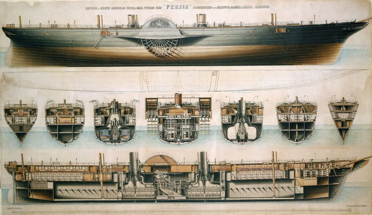 'Persia' (1855) — تصویر رکورد یوروپیانا