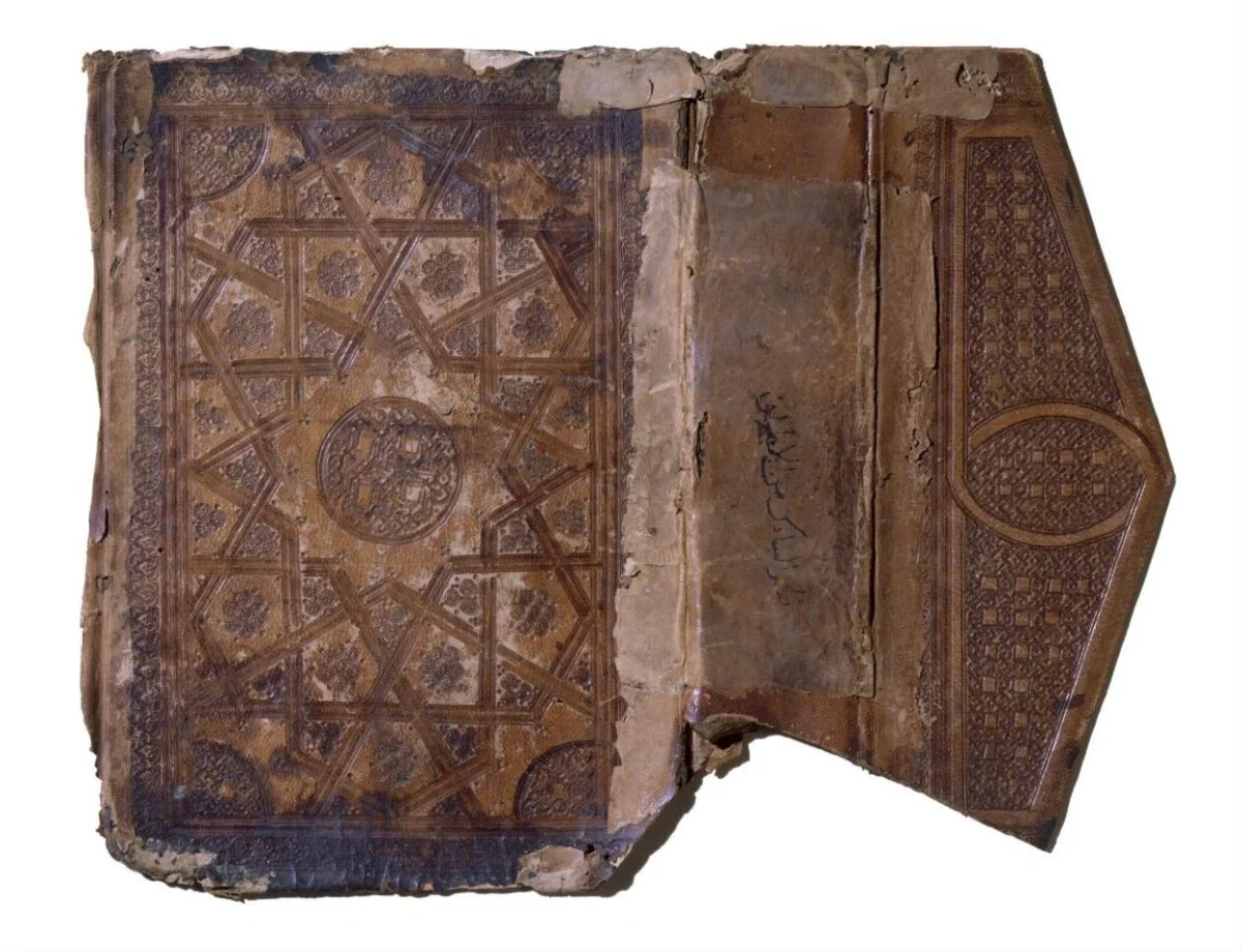 Detached lower cover of a binding — تصویر رکورد موزهٔ ویکتوریا و آلبرت