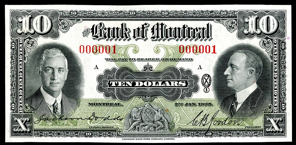 پشت اسکناس — 10 dollar کانادا