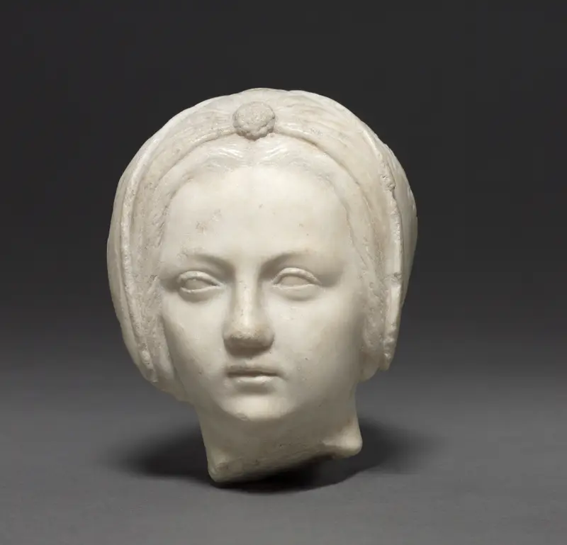 Head of a Woman — تصویر رکورد موزهٔ هنر کلیولند (دسترسی آزاد)