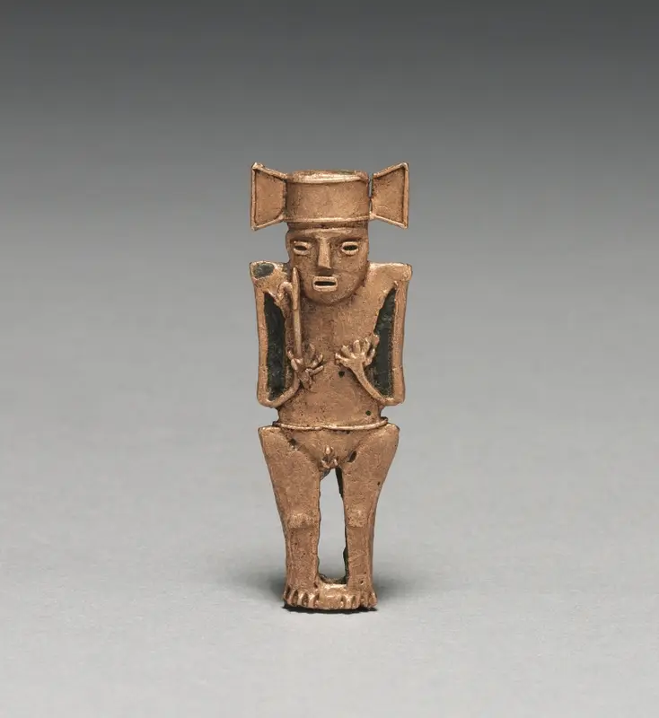 Tunjos (Votive Offering Figurine) — تصویر رکورد موزهٔ هنر کلیولند (دسترسی آزاد)