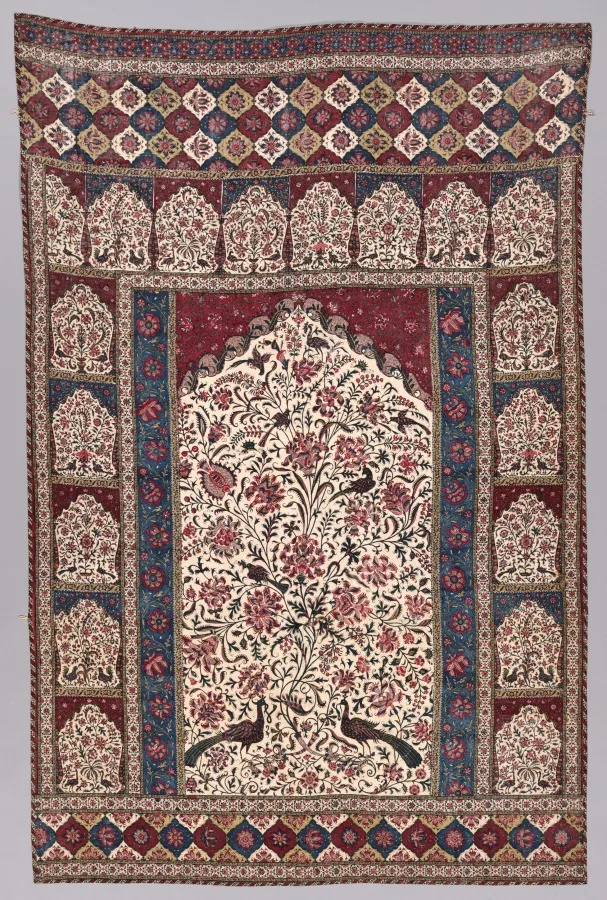 Chintz door curtain — تصویر رکورد موزهٔ هنر کلیولند (دسترسی آزاد)