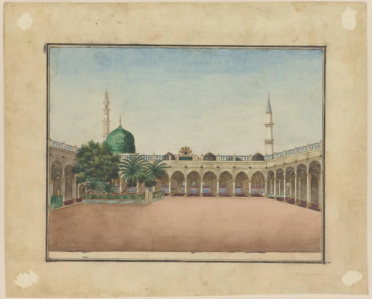 Tomb of the Prophet at Medina — تصویر رکورد موزهٔ ملی هنر آسیایی اسمیتسونیان (دسترسی آزاد)