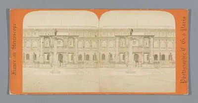 Gezicht op de École des Beaux-Arts te Parijs — تصویر رکورد یوروپیانا