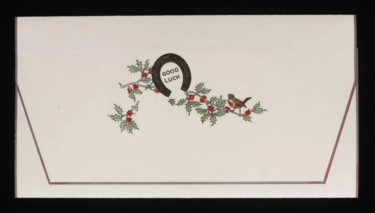Christmas greetings letter from Anna Pavlova to Margaret Rolfe, Christmas 1930 — تصویر رکورد موزهٔ ویکتوریا و آلبرت