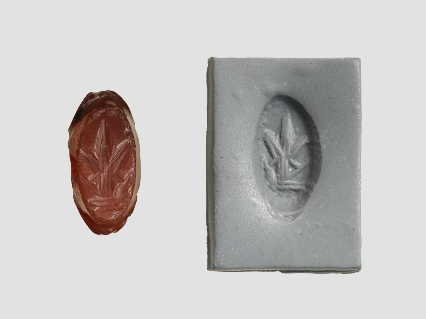 Stamp seal — تصویر رکورد موزهٔ متروپولیتن (دسترسی آزاد)