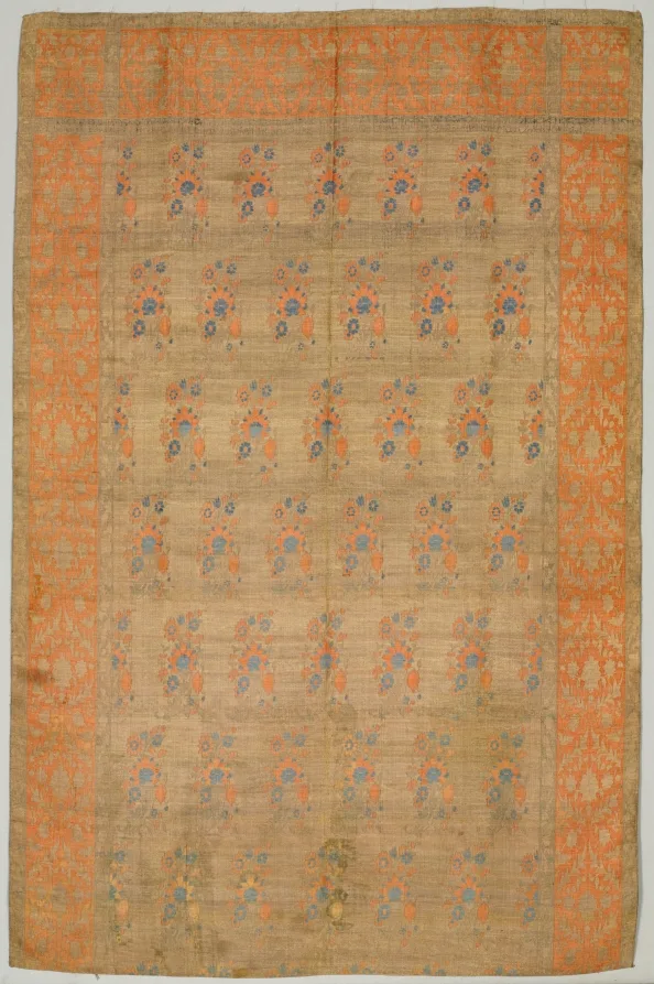 Velvet fragment from a palace curtain — تصویر رکورد موزهٔ هنر کلیولند (دسترسی آزاد)