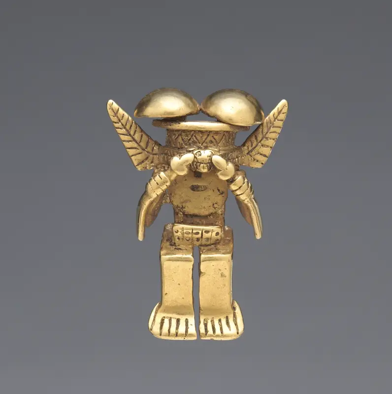 Animal-Headed Figure Pendant — تصویر رکورد موزهٔ هنر کلیولند (دسترسی آزاد)