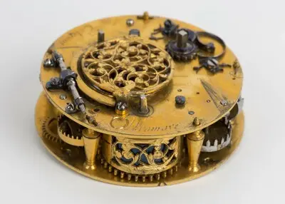 Taschenuhr, Etienne Oltramare, Genf, um 1675 — تصویر رکورد یوروپیانا