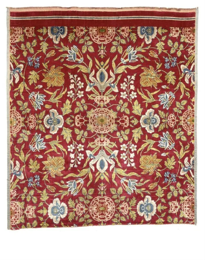 Woven silk — تصویر رکورد موزهٔ ویکتوریا و آلبرت